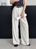 K Suit Pants With High Waist And Slimming Effect, Loose Casual Pants, Women's Workplace High-end Feel Suit Pants. No Belt_ecoleips.com