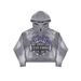 Women's Dark Loose Fitting Hooded Sweatshirt Set Long Sleeved Pullover Retro Style American Printed Cross Border Wholesale_ecoleips.com
