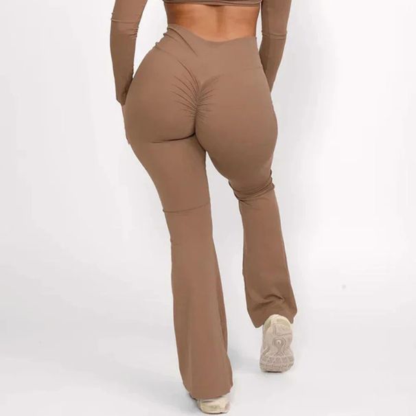 Women's yoga high-waisted hip-raising leggings, wide-leg pants, quick-drying running sports pants for women_ecoleips.com