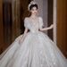 Women's Clothing Wedding Dress Bride High Quality Texture Heavy Work Luxury Long Tail Small High End Main Dress_ecoleips.com