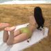 Women's One-Piece Swimsuit With Sheer Skirt, High-End Polyester Sexy Bikini, Tummy Control Bathing Suit For Hot Spring & Beach_ecoleips.com