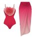 Women’s Clothing Backless Sexy New One Piece Swimsuit Women's Mesh Beach Skirt Swimsuit Suit_ecoleips.com