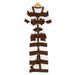 Women's Clothing Tassel Edge V Neck Knitted Dress Slim Fit Temperament Slit Striped Color Long Skirt_ecoleips.com