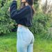 Women's Clothing Sexy Buttocks High Waist And Abdomen Stretch Jeans_ecoleips.com