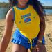 Women's Sleeveless Football Jersey Vest Breathable Quick-Dry Embroidered Letter Athletic Tank Top for Beach And Match Day_ecoleips.com