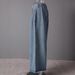 High Waist Wide Leg Jeans For Women With Leather Tag Detail - Relaxed Fit Flowy Palazzo Pants For Casual & Chic Style_ecoleips.com
