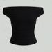 K One Neck Women's Short Sleeved T-shirt Top, Off Shoulder Slim Fit Base, Women's T-shirt_ecoleips.com