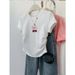 Women's Cotton Short Sleeve T-Shirt Slimming Loose Fit plus Size New Style Summer Hot Selling Base Layer Printed Inner Wear_ecoleips.com