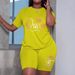 Queen Letter Print 3d Crown Design Women's Casual Top Set - Stylish Streetwear Outfit For Plus Size Fashion (L-4xl)_ecoleips.com