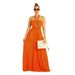 Verve K10764 Women's Multi-Way Wear Large Swing Pleated Gown Dress_ecoleips.com