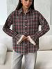 2026 Plaid Shirt Women's Retro Loose Outer With Medium And Long American Shirt Street Woman_ecoleips.com