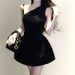 AD452 Cross-border French-style Elegant And Sexy With Metal Buckle, Asymmetrical Shoulder, Slimming, New Summer Dress_ecoleips.com