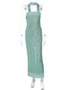 ng2510292 European American Cross-border Sexy Women's Evening Dress, Elegant Strapless Slim-fit Long Dress With Sequins, Slit, And_ecoleips.com