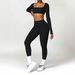 Diyun European American Y2K Style Yoga T-shirt Tight Pants Two-piece Set For Women, 2025 Autumn And Winter,_ecoleips.com
