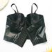 Women's Clothing Hot Girl Leather Tube Top Sheepskin Camisole Inner Wear Bra Free Sexy Beauty Gathered Fishbone Top_ecoleips.com