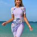Aria Basics New European And American Cross-border Long-sleeve Two-piece Swimsuit For Women, Diving Surfing Suit, Bikini Swimwear_ecoleips.com