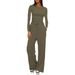 Women's Casual Long Sleeve Lounge Set – High-Waist Wide Leg Pants & Relaxed Top (Xs-Xxl, 15 Colors) All-Day Mobility_ecoleips.com