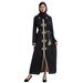 Muslim Women's Abaya Fashion Kaftan Dress Casual Loose Ethnic Clothing_ecoleips.com