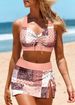 Aria Basics Cross-border European And American Plus-size Women's Quick-dry High-waisted Three-piece Bikini Swimsuit For Seaside_ecoleips.com