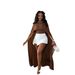 TW896 Women's Elegant Loose Mesh Cape Top with Batwing Sleeves And Waist Exposing European And American Summer Style_ecoleips.com