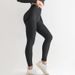 Women's Sports Fitness Leggings Smiley Face Peach Butt Breathable Elastic High Waist Tummy Control Quick-Dry Tight Yoga_ecoleips.com