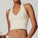 dfyne seaml square neck sport ra halter neck beautiful back sportswear women's fi gym tank top_ecoleips.com