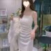 Summer New Camisole Dress, Waist-cinching Slimming For Women, Concealing Body Flaws, Elegant And Sexy, Solid Color_ecoleips.com