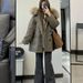 girl 2025 New Fashionable Stylish Thickened Warm Cotton Parka With Fur Collar For Winter_ecoleips.com