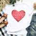 Cross-border Supply Harajuku Style New Casual Heart Print Women's T-shirt_ecoleips.com