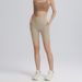 2025s Summer Quick-Dry Pants For Women, High-Waisted, Hip-Lifting, With Pockets, Sports Running Yoga Fitness Shorts,_ecoleips.com