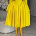 Summer New Style Women's High Waist A-Line Dress Elegant Round Neck Flared Sleeve Casual Vintage Maxi Dress_ecoleips.com