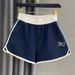 Korean Style Women's Athletic Shorts Loose Fit Summer Casual Wide Leg Hot Pants for Running Dancing Yoga_ecoleips.com