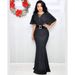 Women's Clothing Elegant Temperament Women's Dress High Elastic Sequins V Neck_ecoleips.com