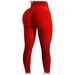 High Waist Yoga Pants For Women - Tummy Control Butt Lifting Leggings With Floral Jacquard Fabric, 9/7 Length, Breathable & Squat Proof (12 Colors)_ecoleips.com