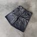 European And American Retro Gothic Denim Shorts Summer Men And Women Y2K Hip Hop Embroidery High Street Distressed Loose Shorts_ecoleips.com