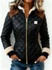 Quilted Zip-Up Puffer Jacket - Color Block Streetwear Coat - Asymmetrical Polyester Fill Winter Outerwear - Unisex Sizing S-XXL_ecoleips.com