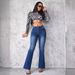 2025 European and American foreign trade women's clothing independent station new fashion casual high waist belly slim jeans women_ecoleips.com