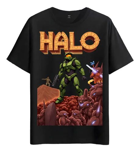 Women's T-Shirts Tshirt Muscle Freaks Combat Halo Style Video Game_ecoleips.com