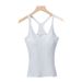 Women's Clothing Women's One Piece Sports Tank Top Elastic Straps Built-in Bra Ice Silk Knitwear For Formal & Casual For Women_ecoleips.com