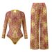 Women’s Long-Sleeve Rash Guard Swimsuit Set – UPF 50+ Sun Protection With Mesh Pants (S-XXL, Quick-Dry & Chlorine-Resistant Fabric)_ecoleips.com