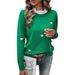 DiYun 2024 Autumn/Winter Foreign Trade Women's Fashion Casual Embroidered Heart Long-Sleeve Sweater_ecoleips.com