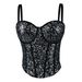 Women's Clothing Pure Desire Style Lace Tube Top Disco Ultra Short Sexy Slim Sequined Suspenders Waist Spring And Summer Fishbone Bra_ecoleips.com