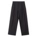 Suitable For All Seasons Linen Wide-Leg New Niche Design Cott-Linen High-End Loose High-Waist Casual Suit Straight-Leg Lg Pants Women's_ecoleips.com