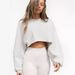 2026 Navel Crew Neck Sweater Women's Short Sports Bottom Shirt T-Shirt Knitted Sweater Long Sleeve Top_ecoleips.com