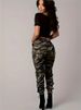 Camo Print Flap Pockets Cargo Pants Casual Straight Leg Pants For Spring Summer Women's Clothing_ecoleips.com