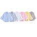 Women's Fashionable Casual Striped Shirt Spring/Summer European American Style Collared Wide Sleeved Blouse Regular Fit Polyester_ecoleips.com
