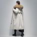 Luxury Detachable Rabbit Fur Parka – Long Winter Coat With Hood (M-XXXL, Knee/Ankle Length, Korean Streetwear Chic)_ecoleips.com