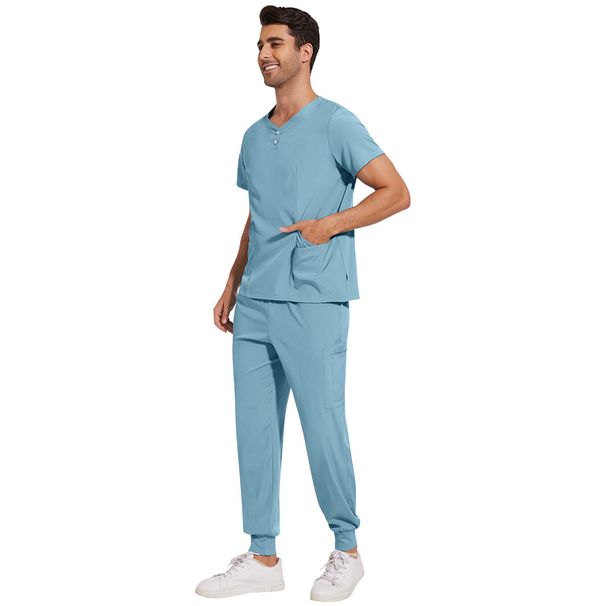 Women's Clothing Unisex Washing Clothes Surgical Clothes Oral Dentist Surgical Clothes Quick Drying Hospital Nurse Clothes Split Suit_ecoleips.com
