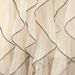 Elegant Wave-Patterned Chiffon High-Waist A-Line Skirt With Ruffled Hem - Versatile Midi Skirt For Women_ecoleips.com