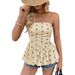 Aria Basics Aria Basics Cross-border European And American Popular Strapless Top 2026 New Summer Hot Girl Polka Dot Sleeveless Camisole_ecoleips.com